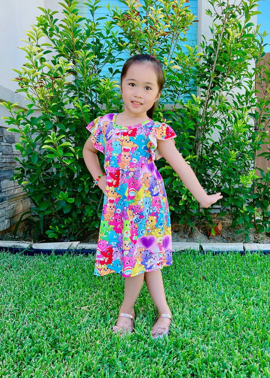 Rainbow care bears pearl dress