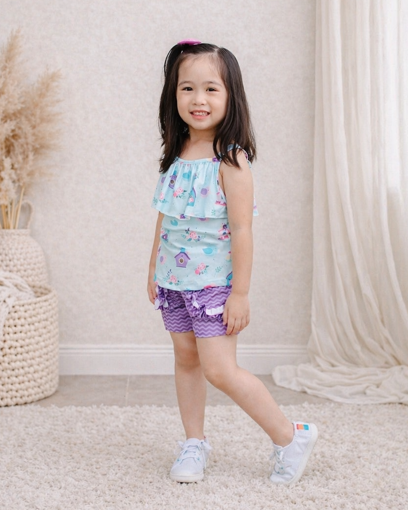 🌷Birdhouse Beauty Shorts Set
