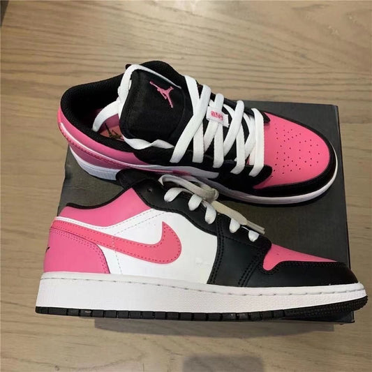 PRE-ORDER Athletic*Dupes* Black & Pink Shoes - (6/7)