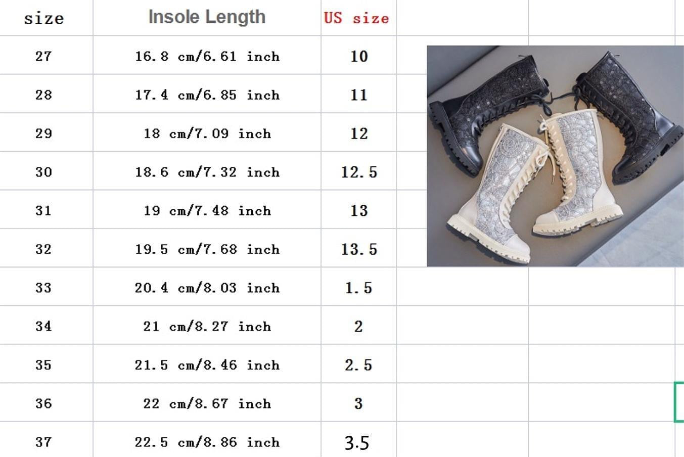 PRE-ORDER Childrens Sparkle High Boots-(6/9)