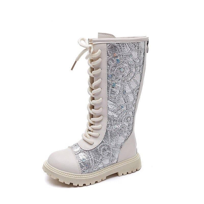 PRE-ORDER Childrens Sparkle High Boots-(6/9)