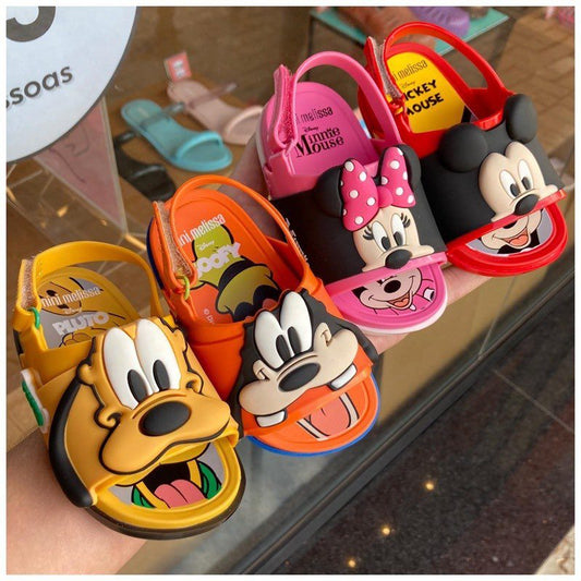 PRE-ORDER Toddler Mouse Ear Friends Sandals-(3/1)