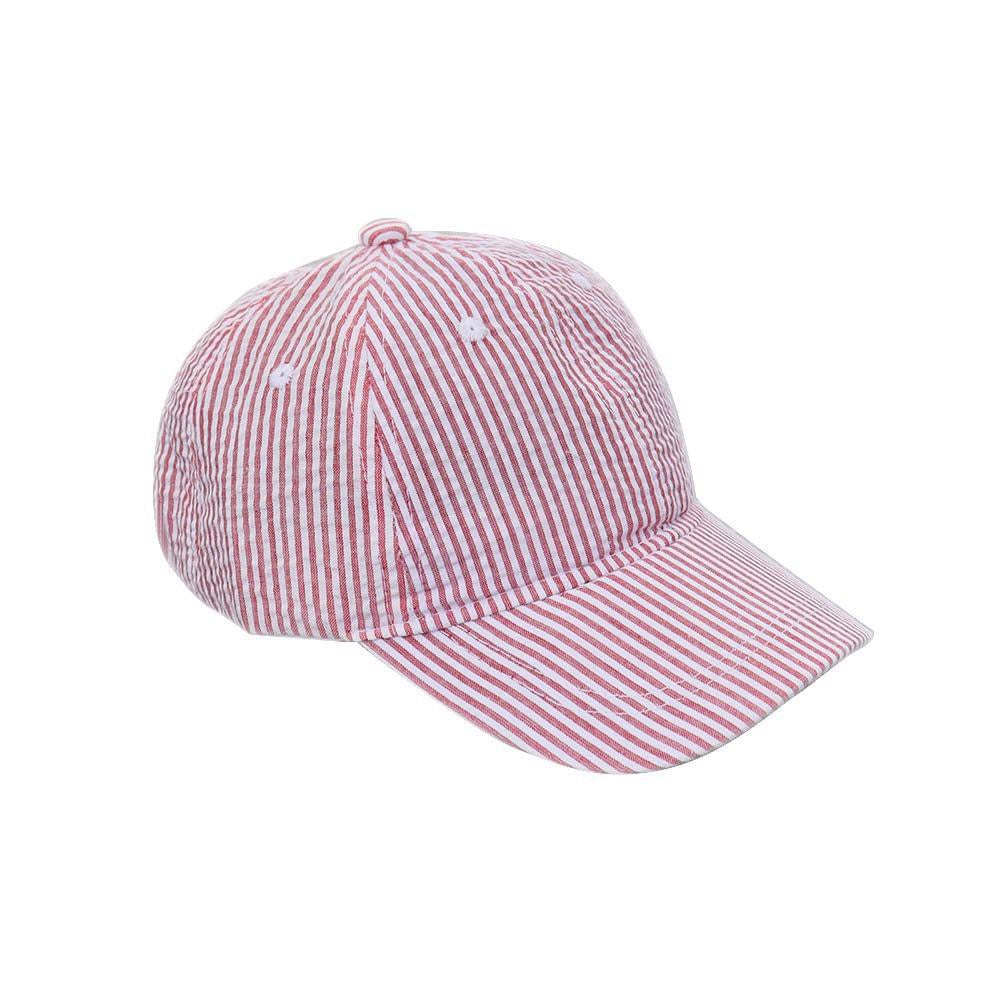 PRE-ORDER Girl’s Seersucker Hat-(3/1)