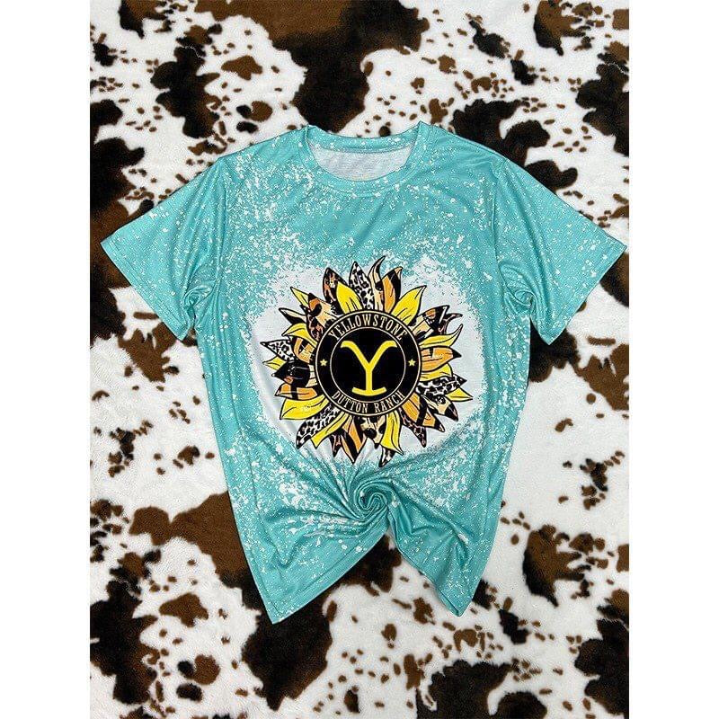 PRE-ORDER Yellowstone Flower Splatter Tees-(6/2)