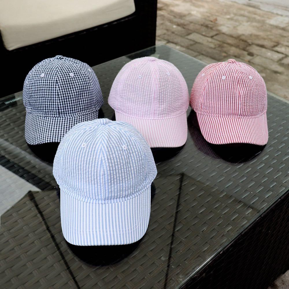 PRE-ORDER Girl’s Seersucker Hat-(3/1)