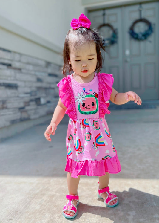 Pink Coco Twirl Dress