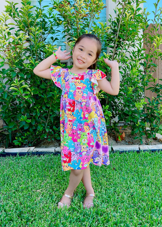 Rainbow care bears pearl dress